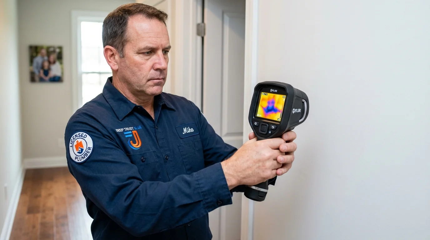Thermal imaging leak detection by Johns Plumbing LLC in Coosada